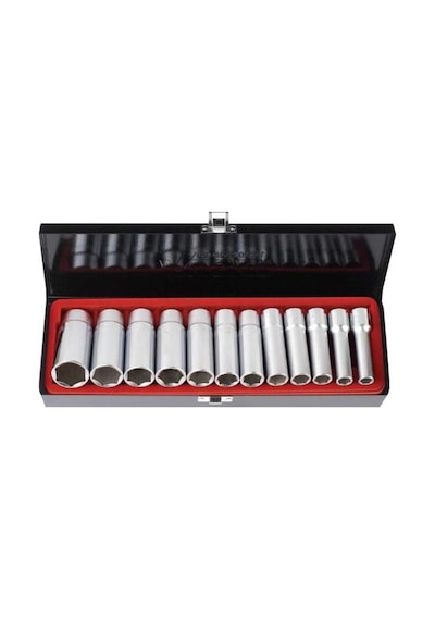 Rico 007-RC1212SD 12PC 1/2” Uzun Lokma Seti 6 Köşe