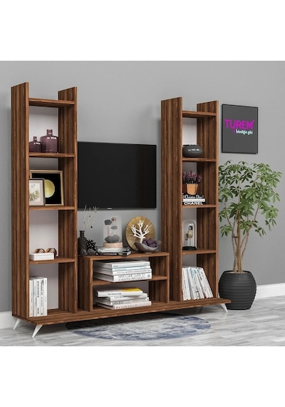 Tower Tv Ünitesi Mdf Antrasit Tower Tv Ünitesi Mdf Antrasit