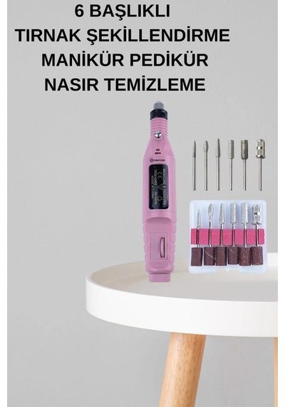 Mey İthalat Manikür Pedikür Seti İkili Set El Ve Ayak Bakımı Nasır Temizleme Protez Tırnak Çıkarma