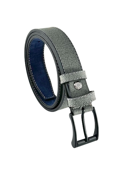 Gri Çocuk Boy Suni Deri Dikişli Model 3 Cm.lik Garson Klasik Kemer Okul Kemeri - G15 001