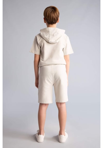 Defacto Sweatshirt Kumaşı 2li Takım Erkek Çocuk H0327a826smgr503 Gri-gr503