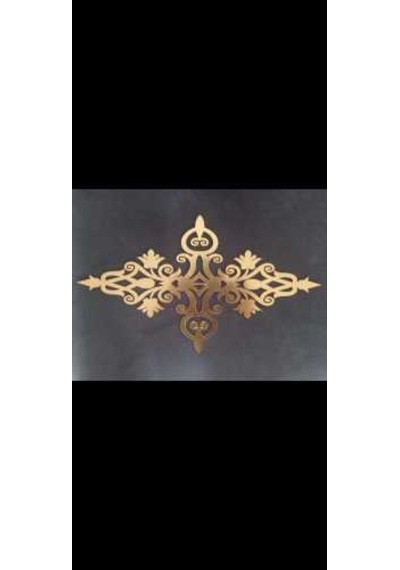 Dekoratif Gold Yapışkanlı Aynalı Plexi Mobilya Dolap Süsü 30x40 Altın