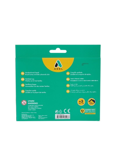 Jumbo Keçeli Kalem, 12 Renk