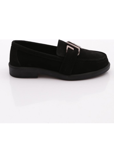 Dgn 527 Kadın Loafer Ayakkabı Siyah
