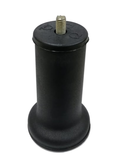 Mobilya Baza Ayağı 12 Cm Texture Siyah M8 Ince Diş