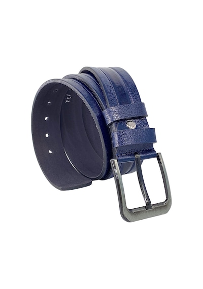Süzer Deri 4.5 Cm Spor %100 Hakiki Manda Derisi Lüks Kemer Lacivert Desenli Lacivert