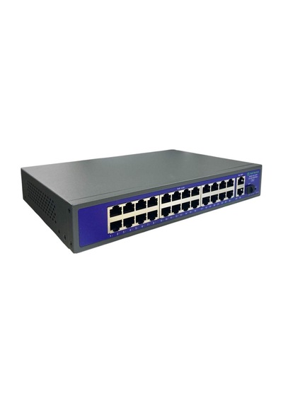 Novacom Nvc-hıf2421gbl-c 24+2+1 Port 10/100/1000 Gigabit Uplink Poe Switch