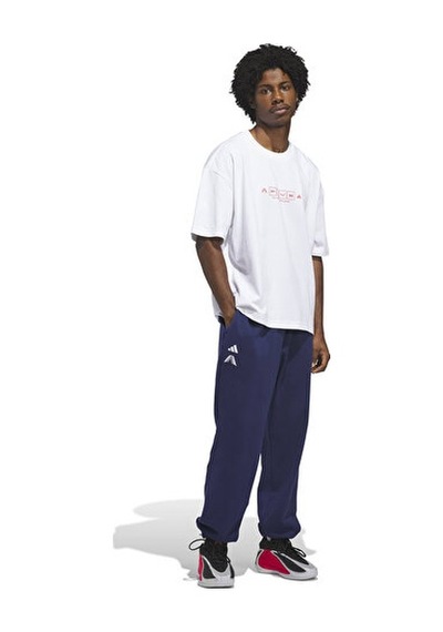 Adidas Anted Wo5 Tee Erkek Basketbol Tişörtü Kf8975 Beyaz Beyaz