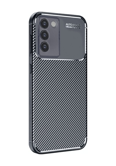 Vivo V30 Lite 4g Uyumlu Kılıf Auto Focus Karbon Kapak - Siyah