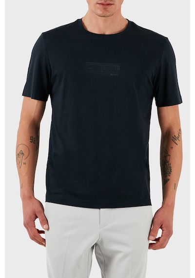 Boss Erkek T Shirt 50531587 402 Lacivert Lacivert