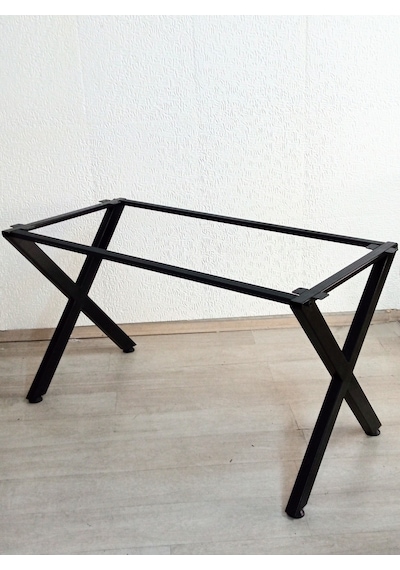 Wood İdea X Yemek Masası Metal Ayak Salon Cafe Ofis Mutfak