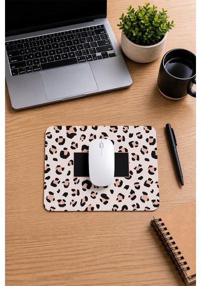Leopar Desenli The Best Yazılı Ergonomik Mouse Pad Kaymaz Tabanlı, Renkli Ve Konforlu Tasarım Çok Renkli