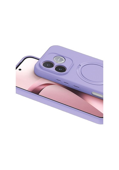 Huawei Honor 600 Lite Regal Magsafe Standlı Kapak - Lila Standart