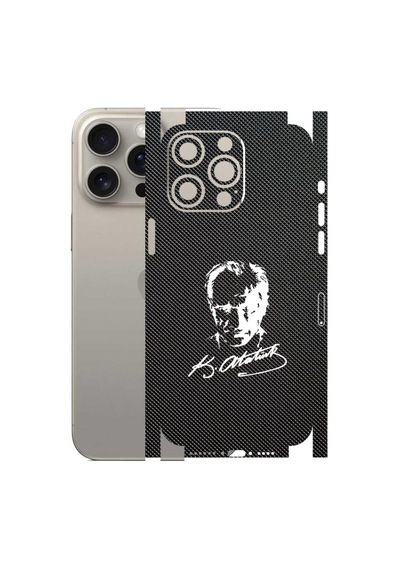 Iphone 15 Pro Max İle Uyumlu 360 Arka Kaplama