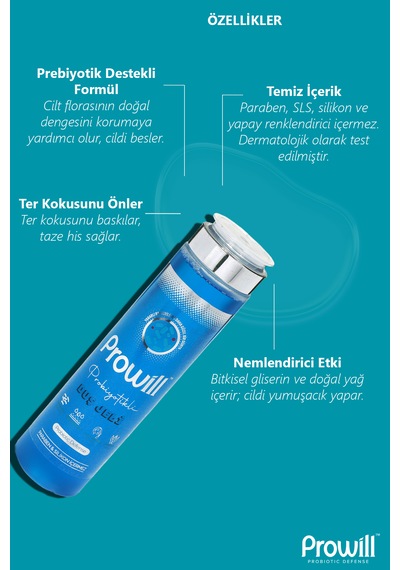 Prowill Okaliptus Probiyotikli Duş Jeli 300 ML