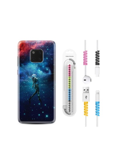 Huawei Mate 20 Pro Kılıf Kablo Koruyuculu Deep Woman 1844