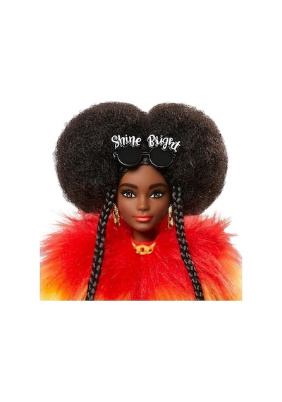 Barbie Extra Gökkuşağı Renkli Ceketli Bebek Köpek Figürü