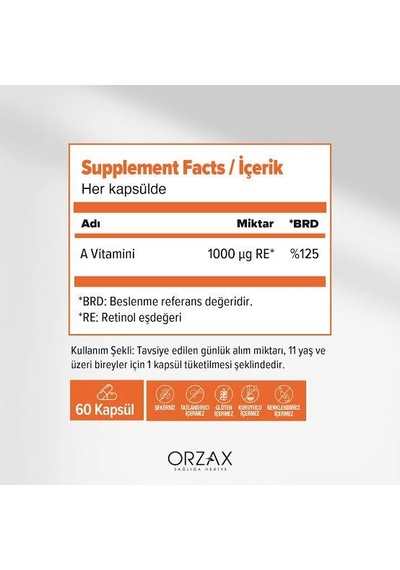 Ocean A Vitamini 60 Kapsül
