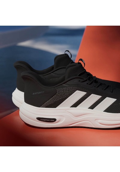 Adidas Cloudfoam Cuxxion Rapidfit Siyah - Beyaz Erkek Sneaker Kı9565