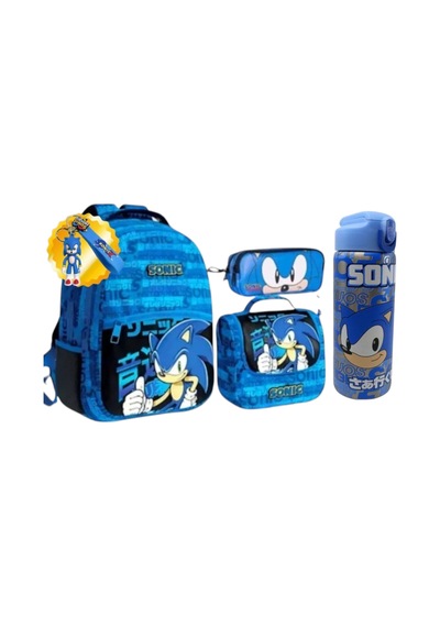 Lisanslı Okul Çantası , Beslenme Çantası , Kalem Çantası - Çelik Matara 500 Ml MAvi