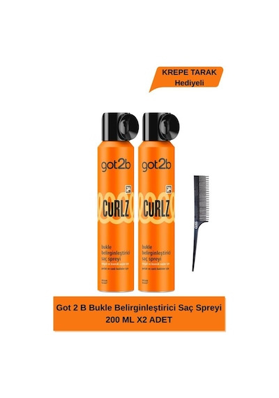 Got2b 2 B Bukle Belirginleştirici Saç Spreyi 200 ML X2 ADET