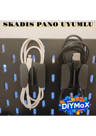 Skadıs Kablo Tutucu,usb Ve Şarj Kalbo Düzenleyici 3 Adet