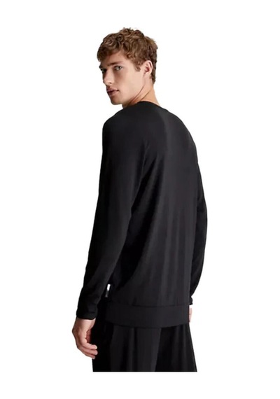 Calvin Klein L/s Sweatshırt, Ub1 Siyah Erkek Sweatshirt