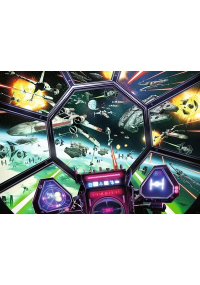 Ravensburger Star Wars: Tıe Fighter Cockpit 1000 Piece Jigsaw Puzzle