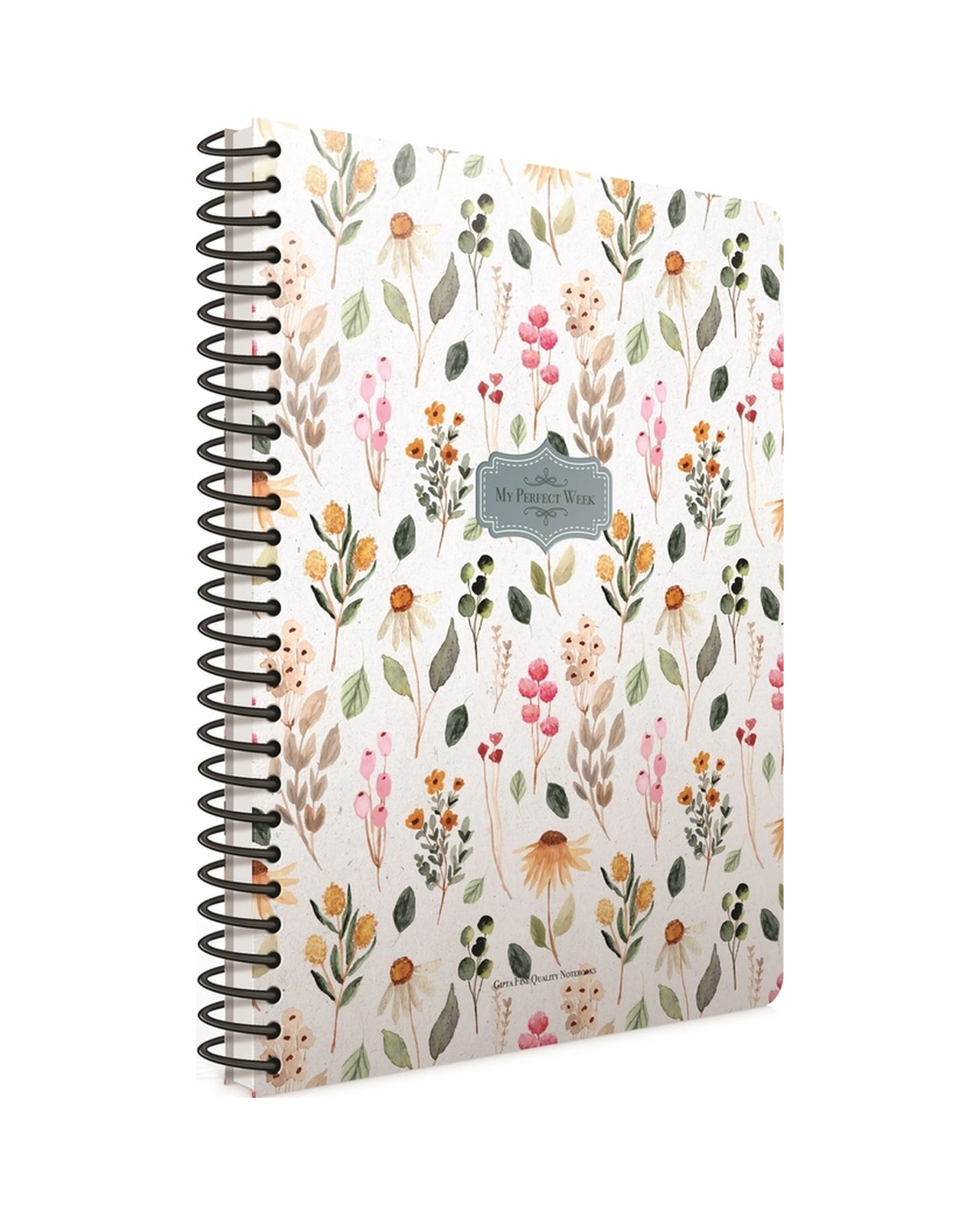 My Perfect Week Haftalık Planlayıcı A5 Boy Spiralli Sert Kapak 120 Yaprak Diğer