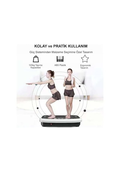 Plentiful Fitness Egzersiz Ve Kondisyon 120 Kg Taşıma Titreşimli Yağ Yakma Spor Vücut