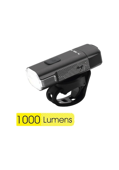 Moon RIGEL PRO 1000 Lümen USB Bisiklet Ön Far Lambası Siyah