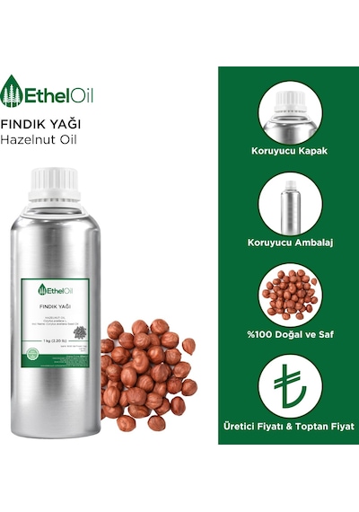 Etheloil Fındık Sabit Yağı 1 KG