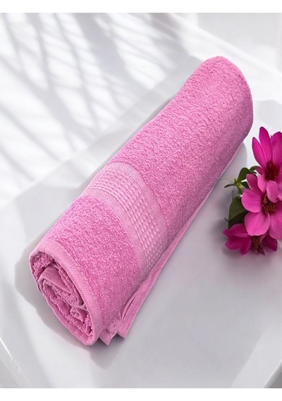 Büyük Boy Banyo Havlusu, Duş Havlusu, Tek Silgi 95 X 145cm Pembe