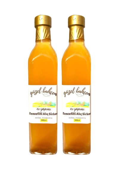 Güzel Bahçem Zencefilli Alıç Sirkesi 2 x 500 ML