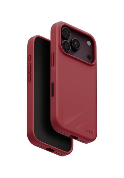 Apple iPhone Uyumlu 18 Pro Kılıf Sıvı Silikon Lino 2.5 Metreden Düşmeye Dayanıklı Soft Yumuşak Magsafe Kapak Kırmızı