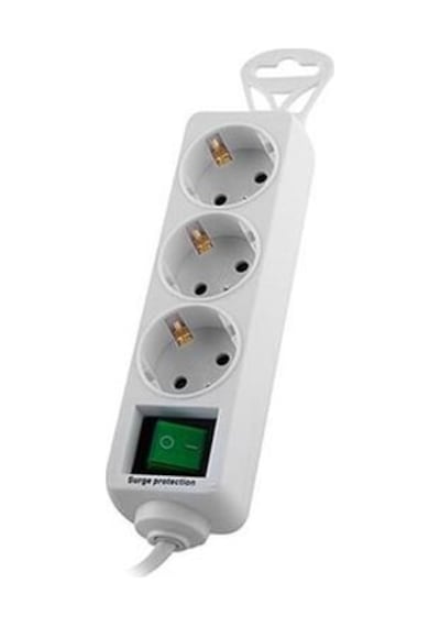 S-link Akım Koruma Priz 3lü Anahtarlı 1.5mt Spg-f03 1.5