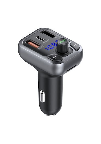 Qpen M63 Bluetooth Usb3.0 Ve Type C Pd Hızlı Şarj Fm Transmitter