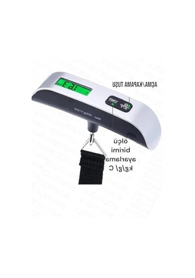 Dijital Işıklı Elektronik Bagaj Tartısı - 50kg Kapasite