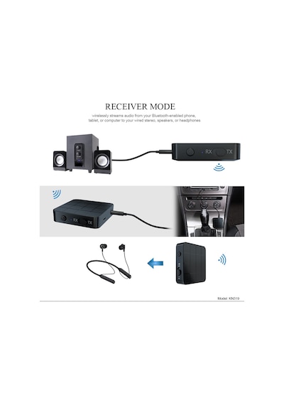 Tm-Bt48 Şarjlı Bluetooth 5.0 Ses Müzik Alıcı Verici Adaptör