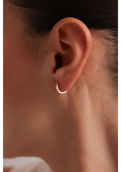 Altın Du Z Oval Halka Ku Pe 1.2 Cm 2mm