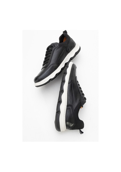Dericlub Erkek Rahat Taban Comfort Casual Ayakkabı Gerçek Deri Fr 252290 Siyah