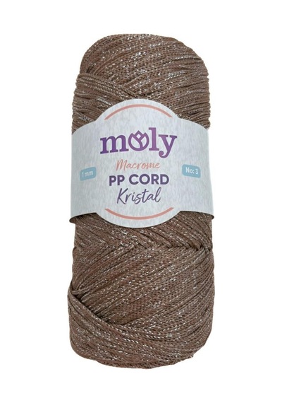 Angel Çanta Aksesuar Moly Yarn 200 Gr Simli Polyester Makrome No:040 Diğer