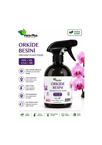 Vera-plus Orkide Sıvı Bitki Besini 500 Ml