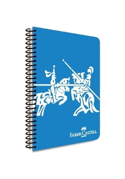 Pp Kapak Knights Canlı Spiralli Defter 80 Yaprak Çizgili 103 Ivory
