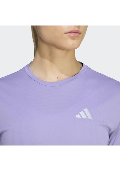 Adidas Kg3227 Run Ess Tee W Kadın Tişört Mor