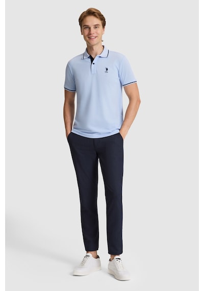 U.S. Polo Assn. U.s. Polo Assn. Erkek Açık Mavi Tişört Basic 50326975-vr003 Acık Mavı