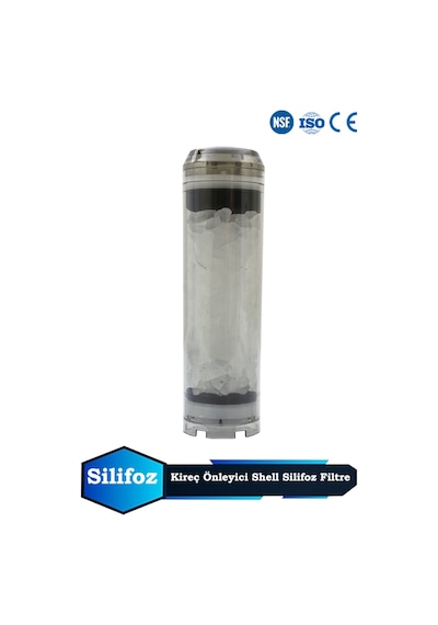 Sumarkt Daire Girişi Arıtma Filtresi 10 Inç Kireç Önleyici Siliphos Antiscalant Silifoz Filtre