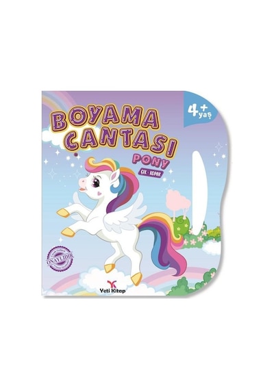 Boyama Çantası - Pony - Çek Kopar 4+Yaş- Yeti Kitap