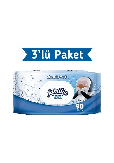 Familia Mineralin İyiliği Islak Havlu Mendil 90x3 270 Yaprak
