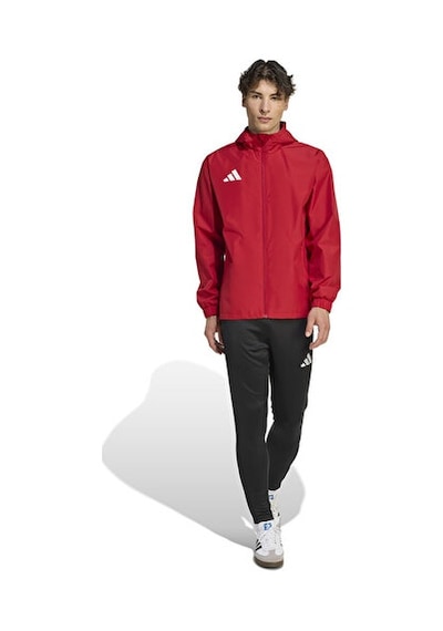 Adidas Ent26 Aw Jkt Erkek Futbol Antrenman Yağmurluk Jz9100 Kırmızı Kırmızı